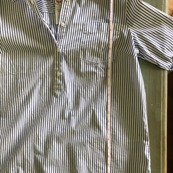 Tommy Hilfiger striped cotton Oxford style pullover size M - Picture 4 of 8